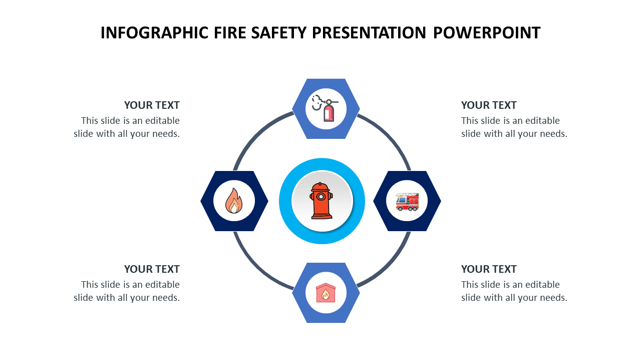Infographic Fire Safety Presentation PowerPoint Slides